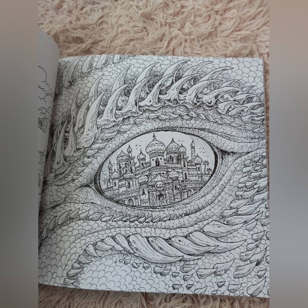 Gorgeous unused adult Coloring book! Worlds within worlds SOLD - Picture 7 of 7